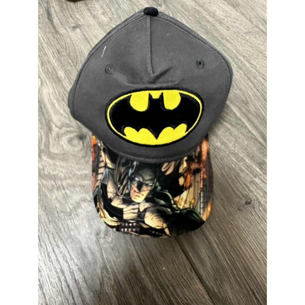 Batman‎ Youth Snapback Flat Bill Hat - Trucker Hat - DC Comics